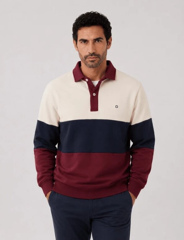 SUDADERA POLO GRANATE