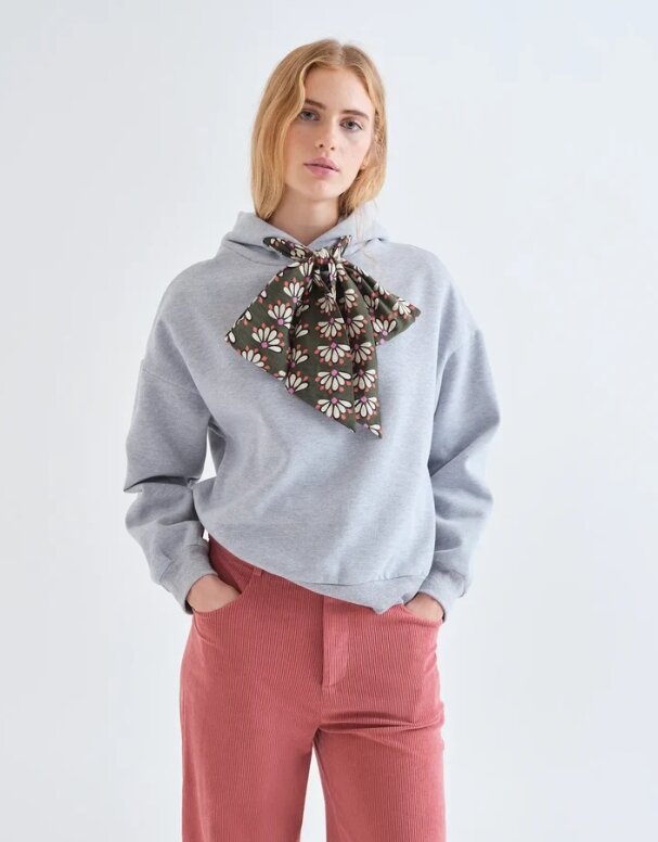 SUDADERA CON LAZADA GEOMETRY