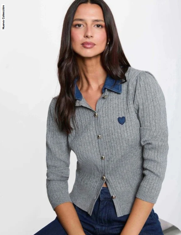 JERSEY CUELLO VUELTO Y BOTONES