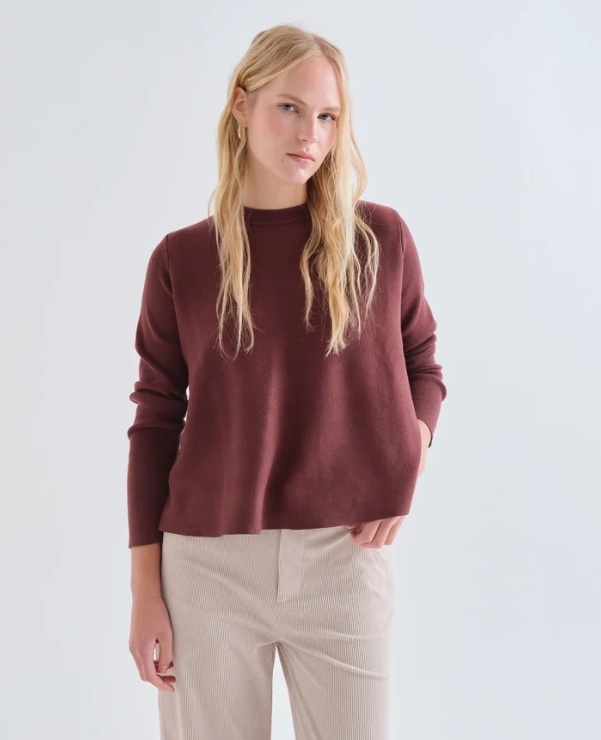 JERSEY BASICO MARRON