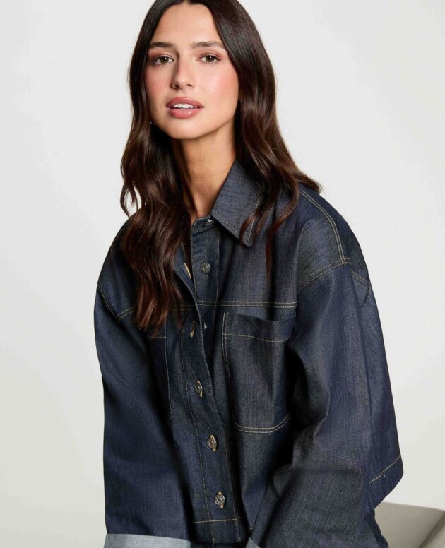 CHAQUETA VAQUERA CORTA DENIM
