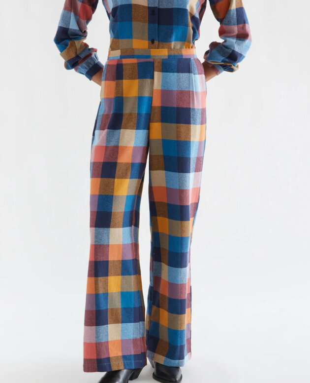PANTALON CUADROS MULTICOLOR