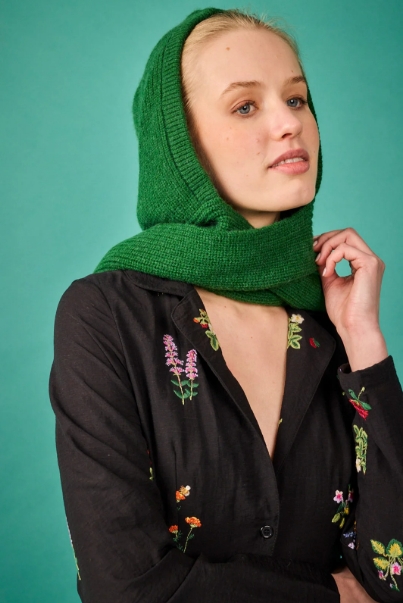 GORRO BUFANDA VERDE MARAVILLOSO