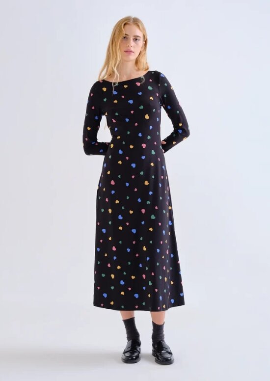 VESTIDO MIDI CON ESTAMPADO CANDY