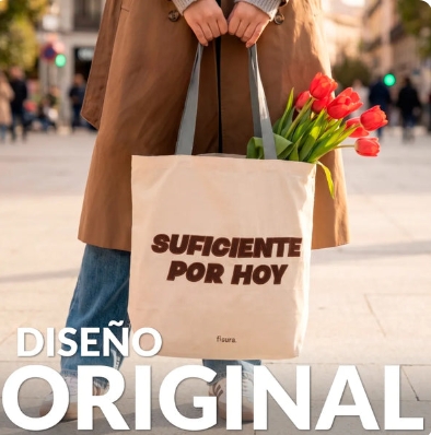 TOTE BAG SUFICIENTEMENTE POR HOY