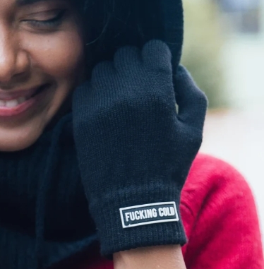 GUANTES FUCKING COLD NEGRO