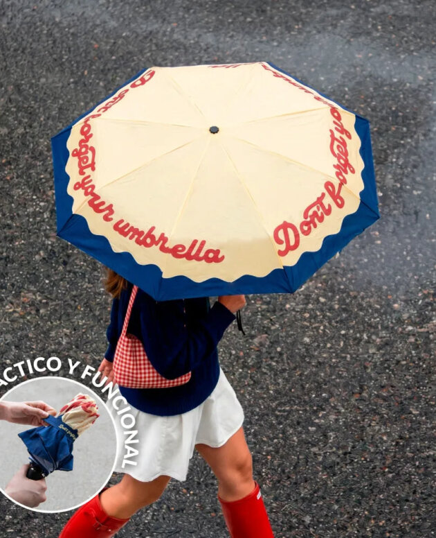 PARAGUAS PLEGABLE DONT FORGET YOUR UMBRELLA