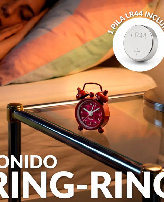 RELOJ DESPERTADOR MINI