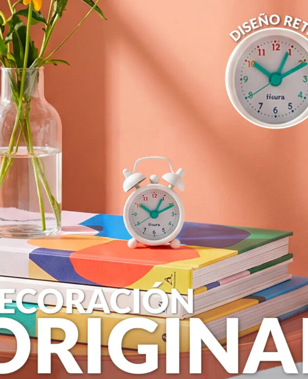 RELOJ DESPERTADOR MINI