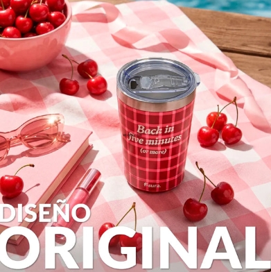 VASO TERMO BACK IN FIVE MINUTES