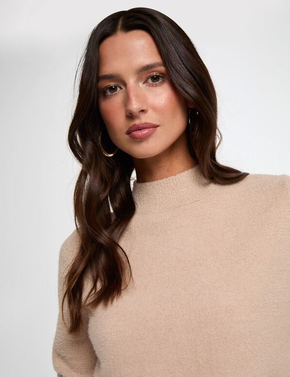 JERSEY DE CUELLO AJUSTADO DE CUELLO ALTO
